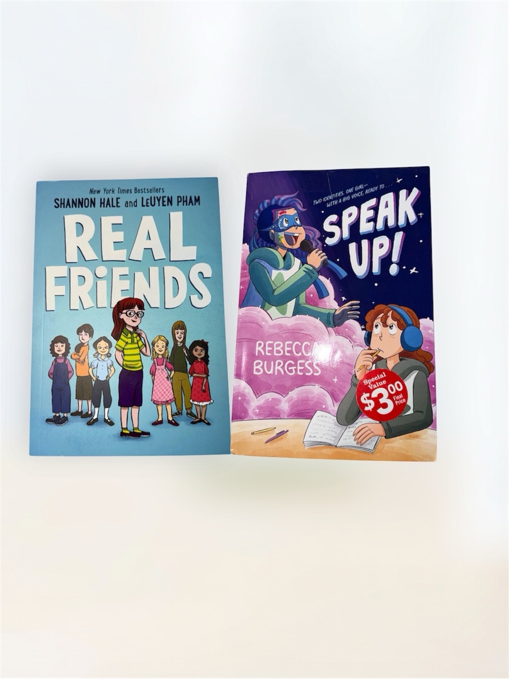Real Friends & Speak Up! Graphic Novels Lot Softcover